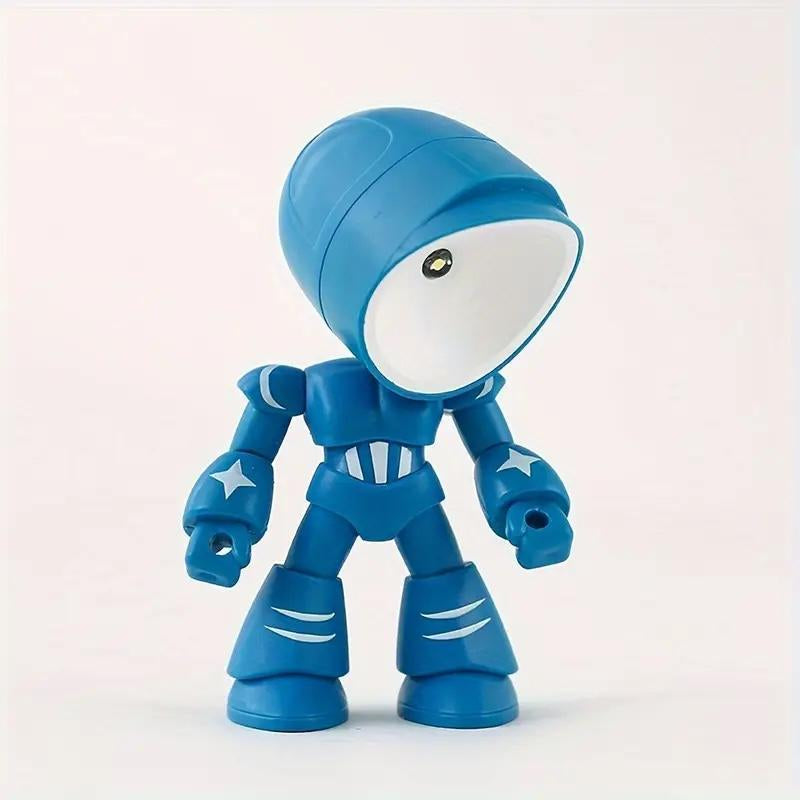 LED Mini Night Light, Lonely Robot Cartoon Cute Robot Design Companion Table Light for Halloween, Christmas, Thanksgiving Gifts