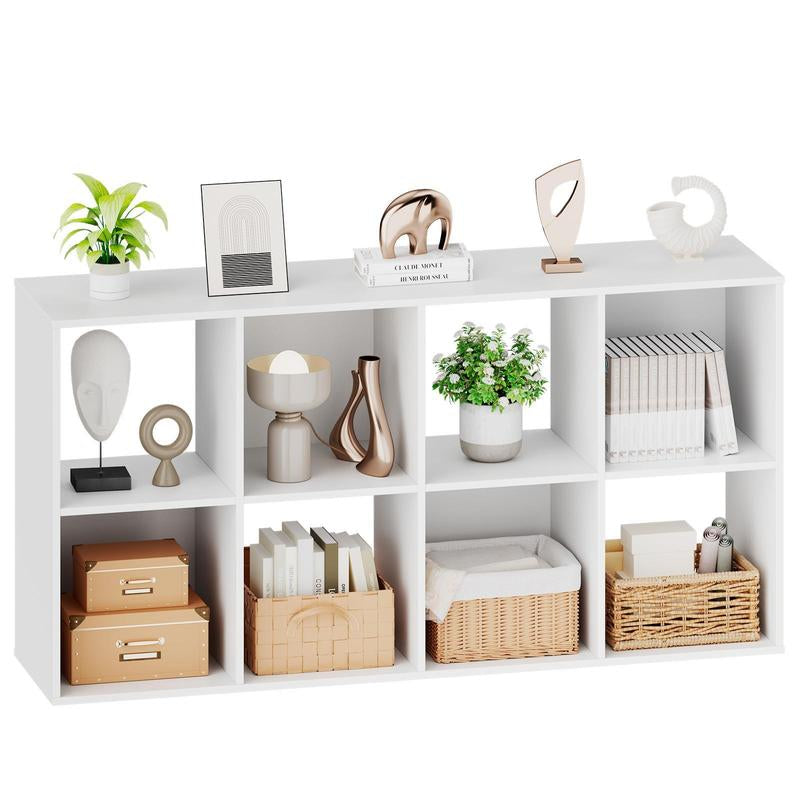 Cube Storage Organizer - Open Cube Bookshelf with 5 Removable Back Panels, Display Storage Bookcase for Living Room, Bedroom, Entrance Hall, Home Office