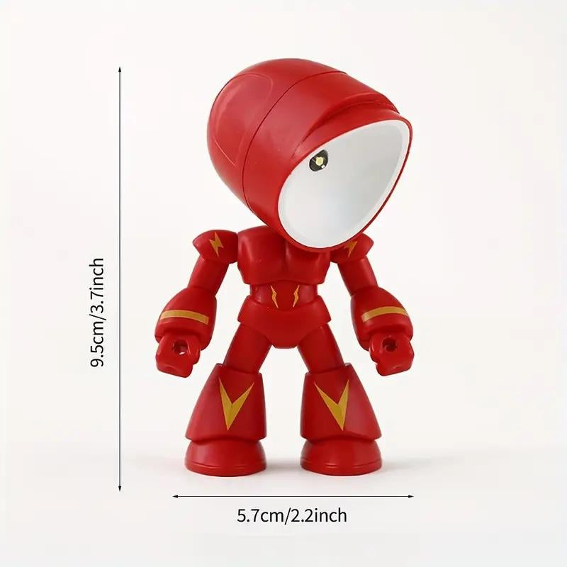 LED Mini Night Light, Lonely Robot Cartoon Cute Robot Design Companion Table Light for Halloween, Christmas, Thanksgiving Gifts