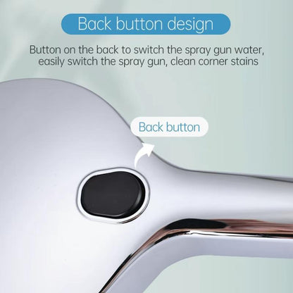 BOZIWA Handheld Shower Head Set,Shower Head Hose&Bracket,Shower Head Set with 1.5M Hose,Bathroom Shower Equipment