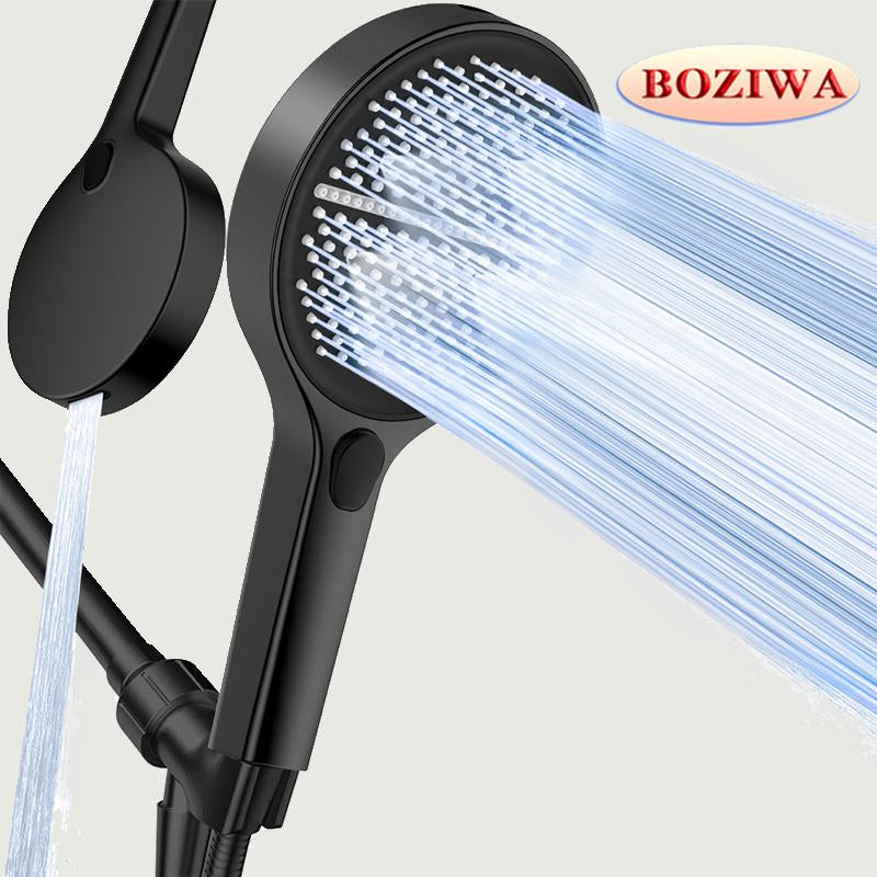 BOZIWA Handheld Shower Head Set,Shower Head Hose&Bracket,Shower Head Set with 1.5M Hose,Bathroom Shower Equipment