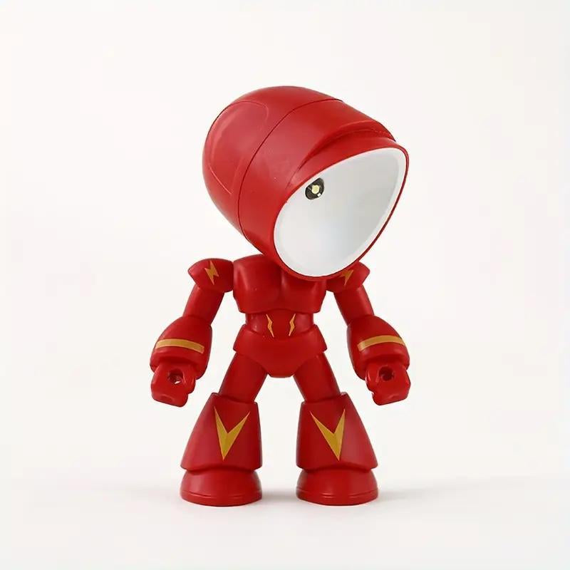 LED Mini Night Light, Lonely Robot Cartoon Cute Robot Design Companion Table Light for Halloween, Christmas, Thanksgiving Gifts