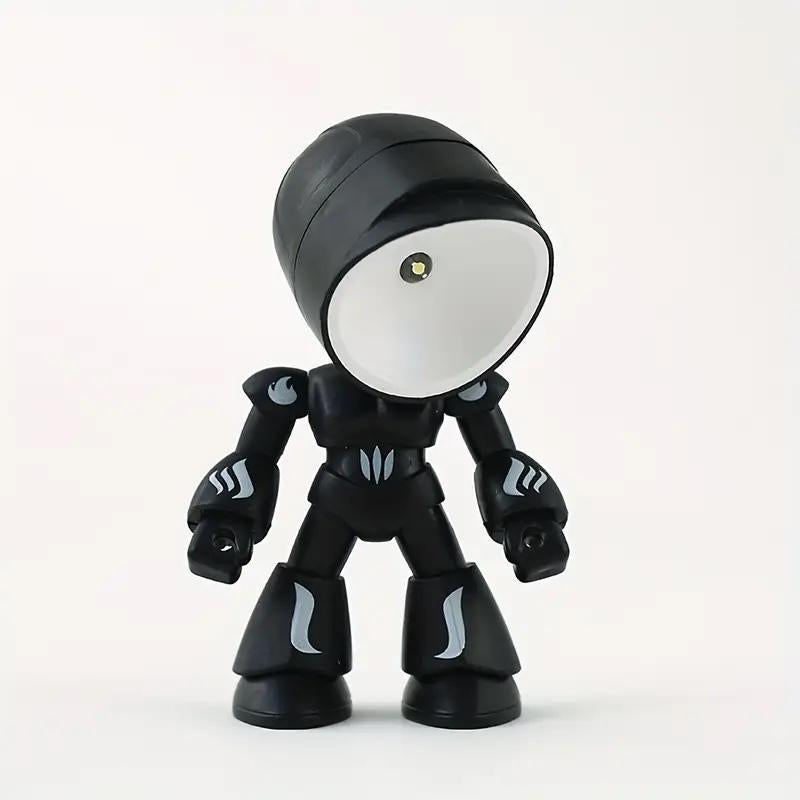 LED Mini Night Light, Lonely Robot Cartoon Cute Robot Design Companion Table Light for Halloween, Christmas, Thanksgiving Gifts