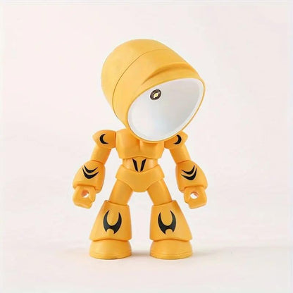 LED Mini Night Light, Lonely Robot Cartoon Cute Robot Design Companion Table Light for Halloween, Christmas, Thanksgiving Gifts